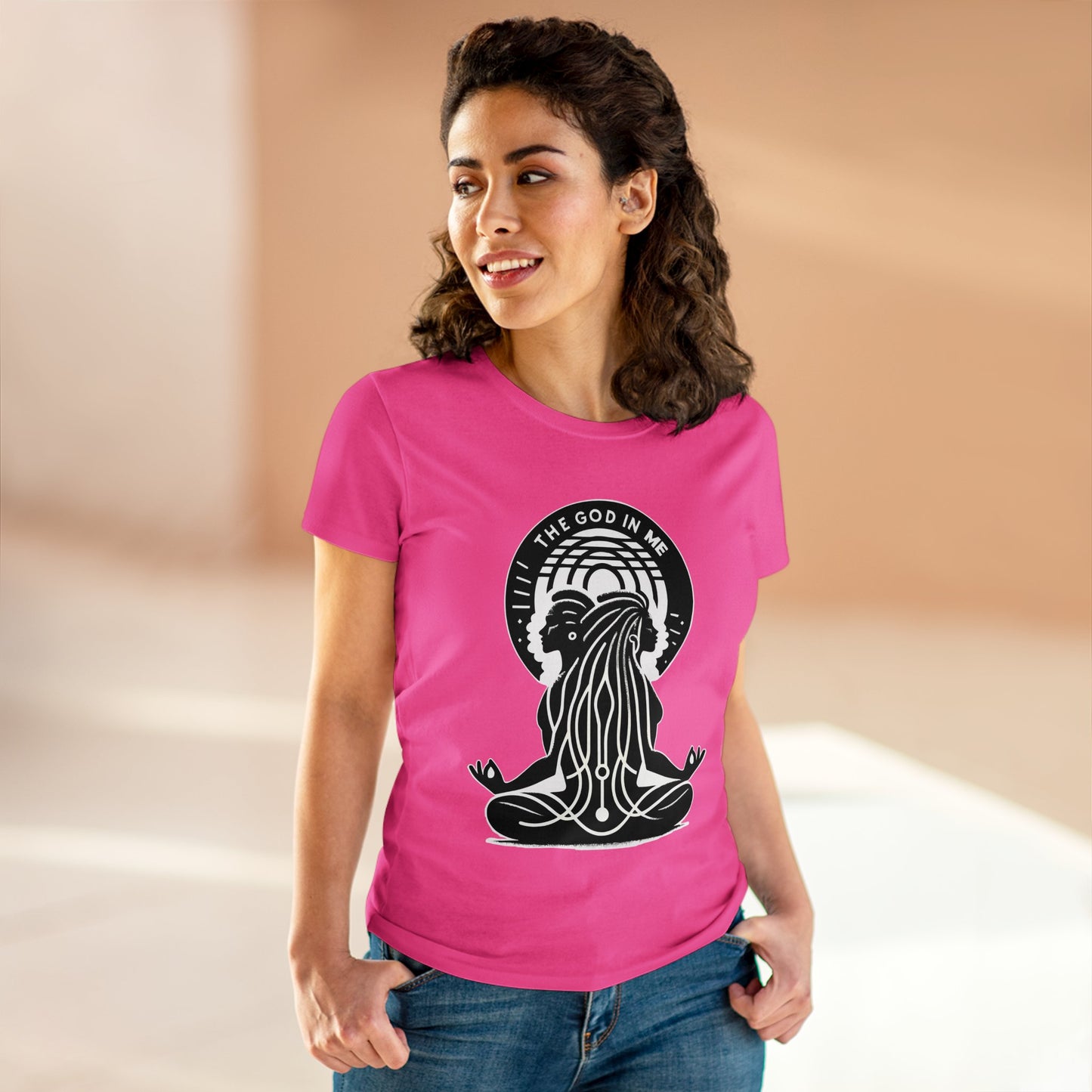 The God In Me Yoga Love  T-Shirt