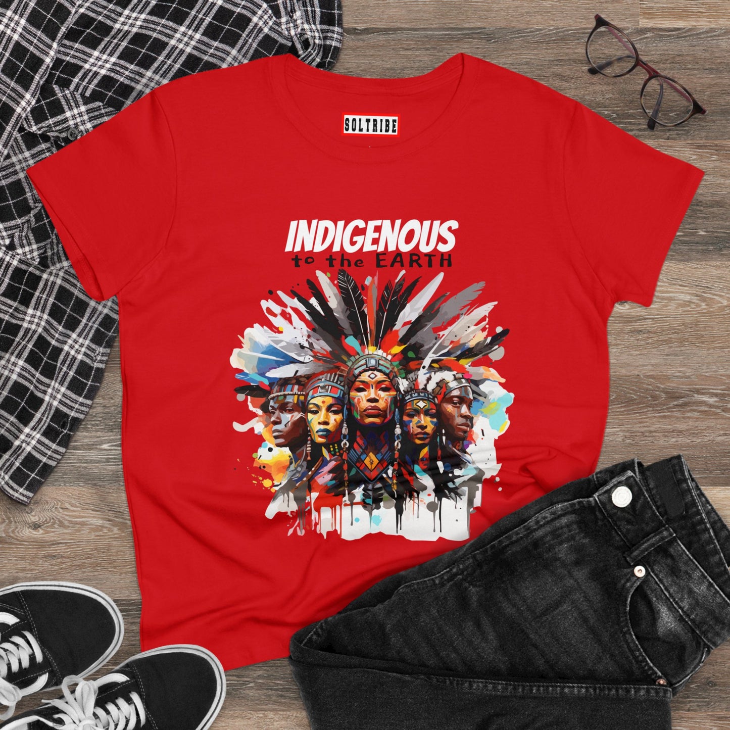 Indigenous to the Earth Women's Midweight Cotton Tee