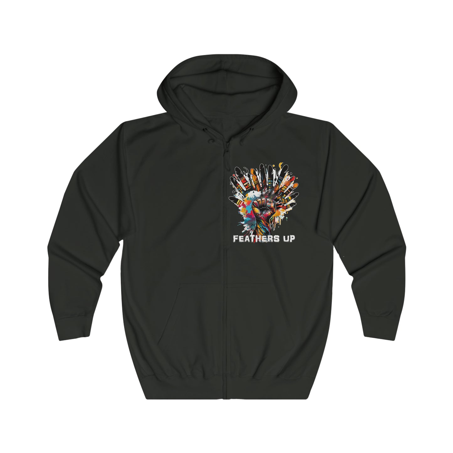 Feathers Up Full Zip Hoodie