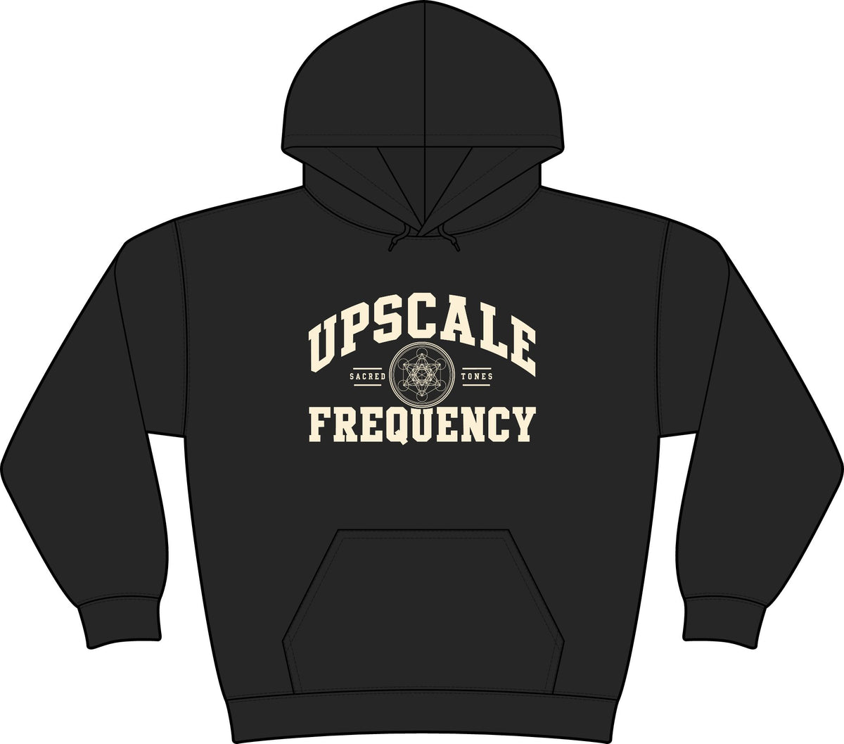 Letterman Upscale Frequency Graphic Fleece Hoodie