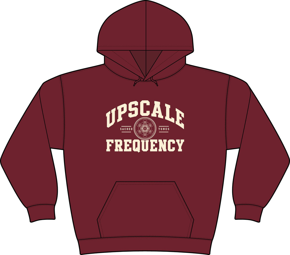 Letterman Upscale Frequency Graphic Fleece Hoodie