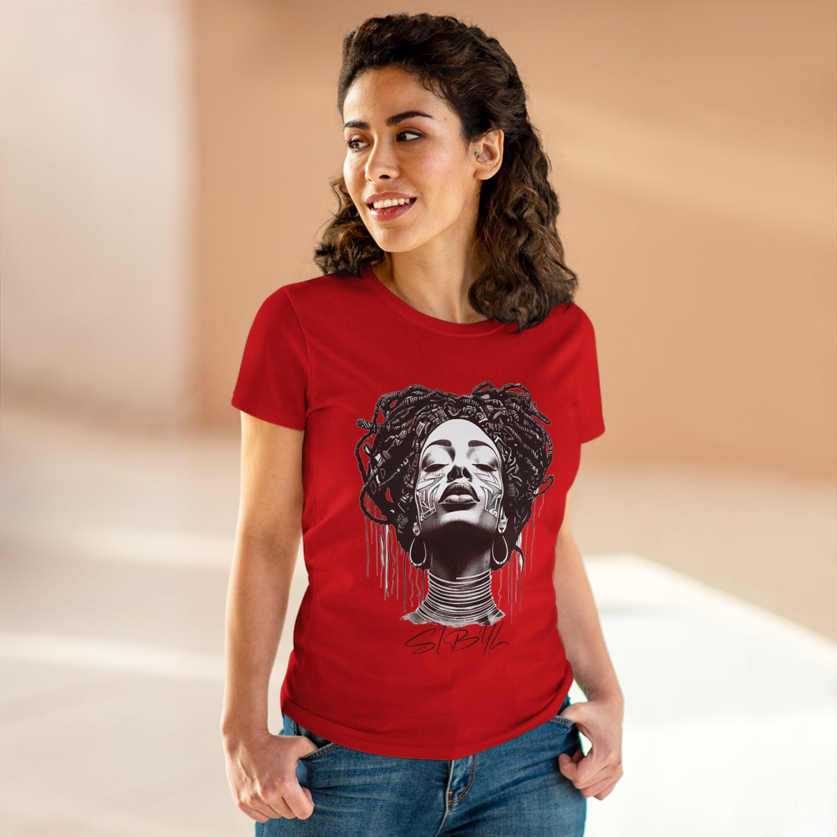 Sibyls Women's Midweight Cotton Tee