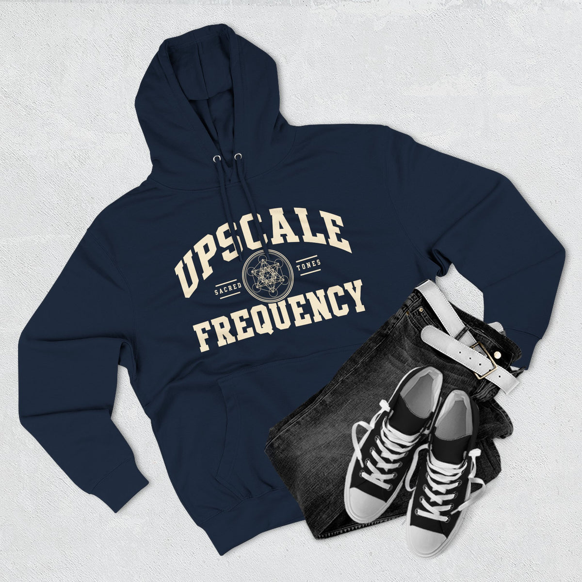 Upscale Frequency Graphic Fleece Hoodie