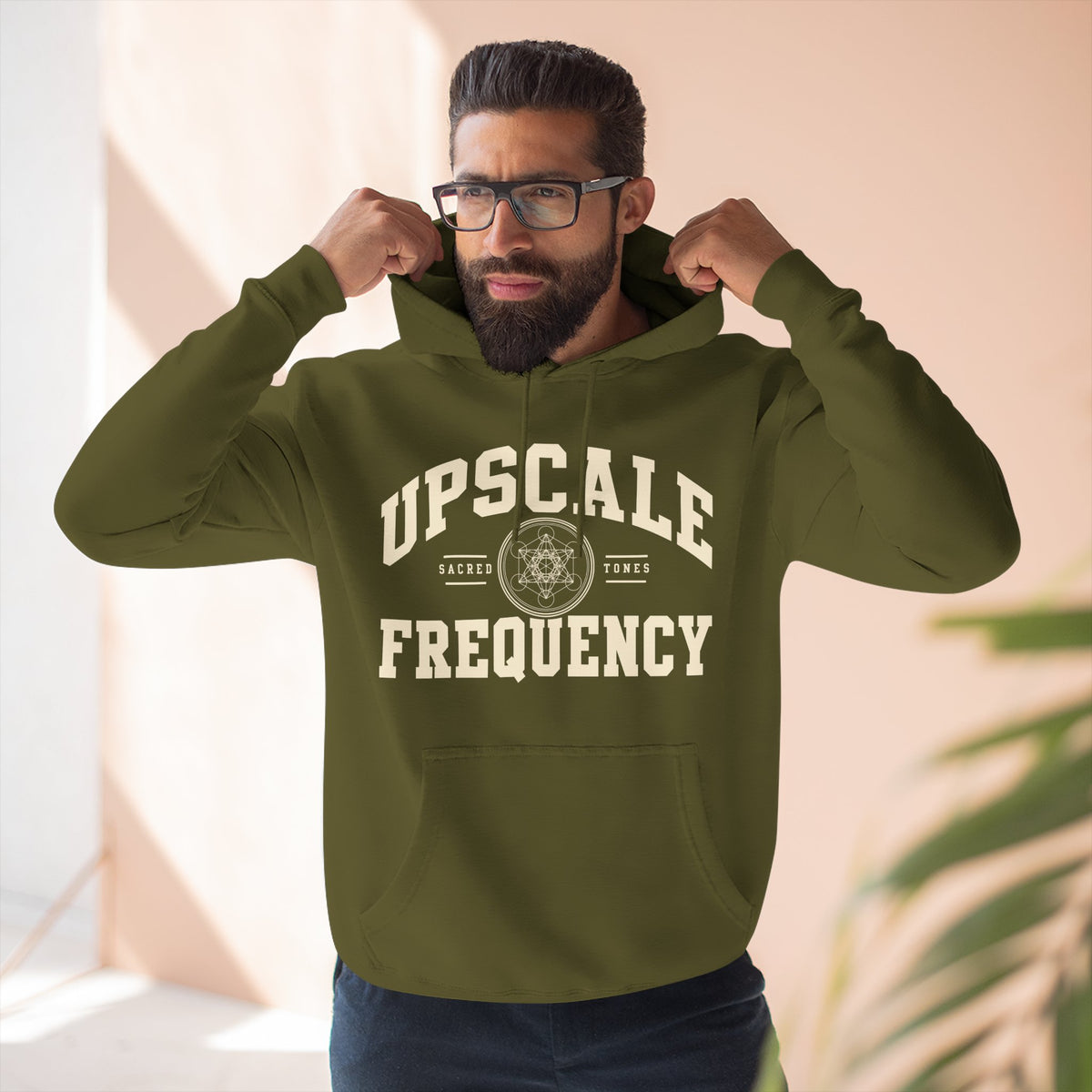 Upscale Frequency Graphic Fleece Hoodie