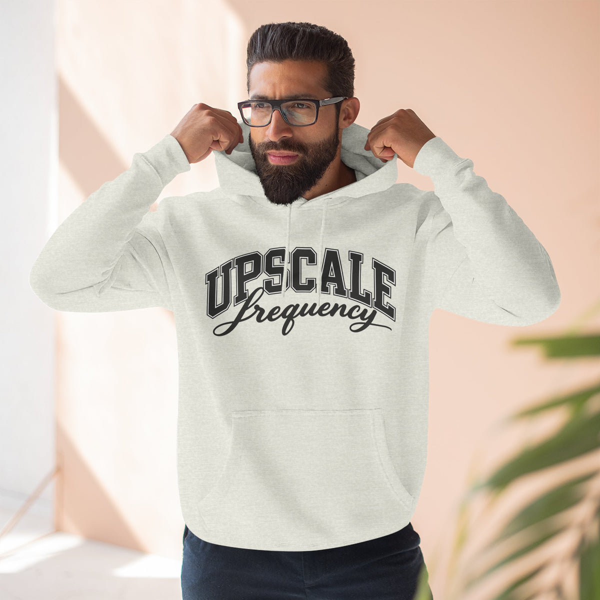 Upscale Frequency Graphic Fleece Hoodie