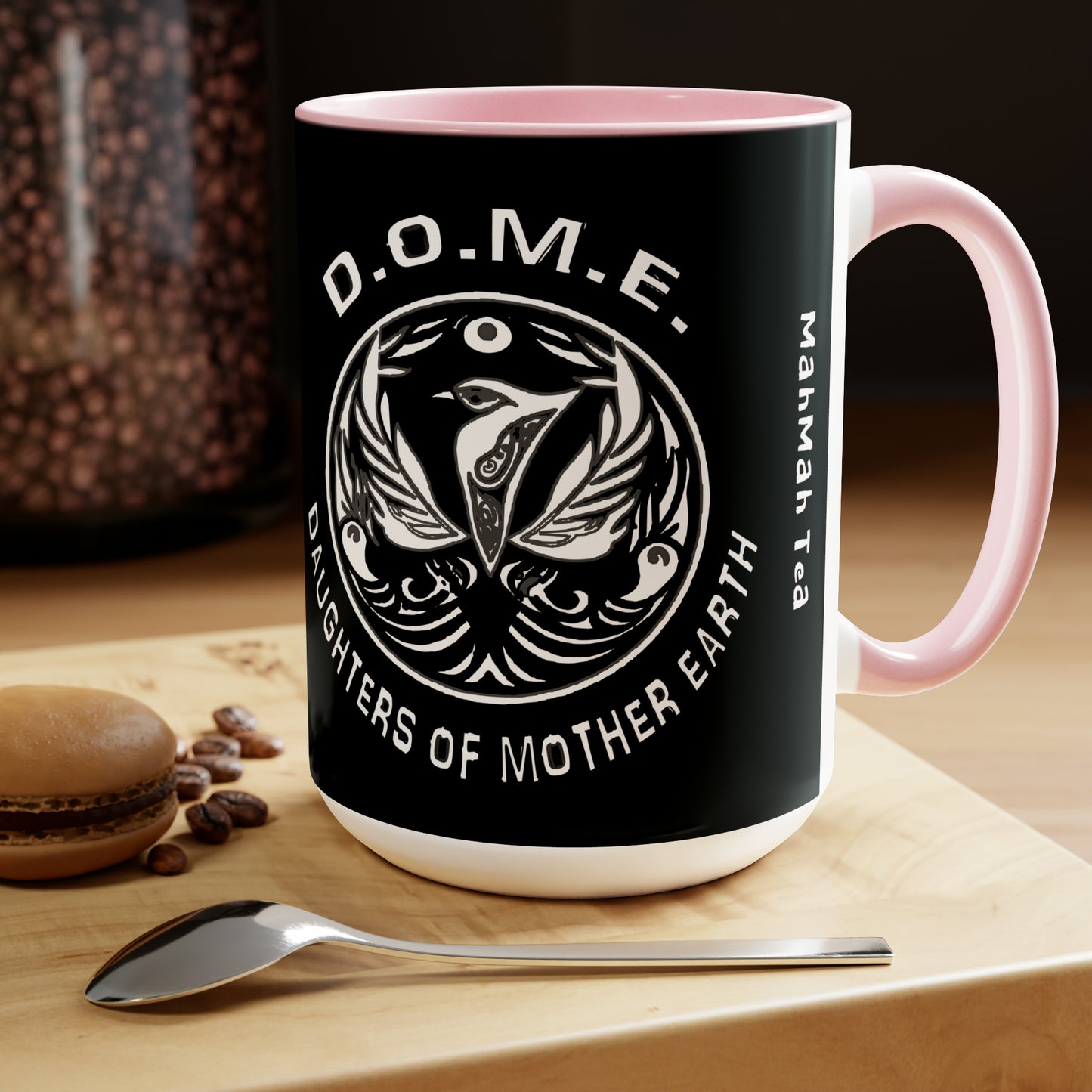 D.O.M.E Two-Tone Coffee Mugs, 15oz