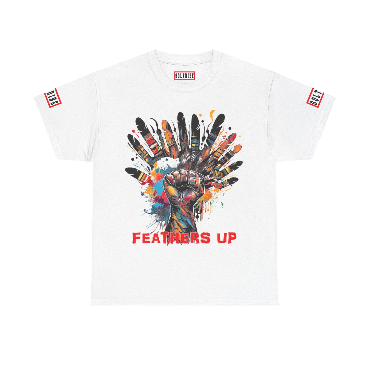 FEATHERS UP! T-SHIRT