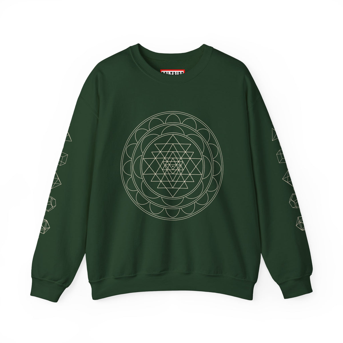 Sacred Geometry Sri Yantra Crewneck Sweatshirt