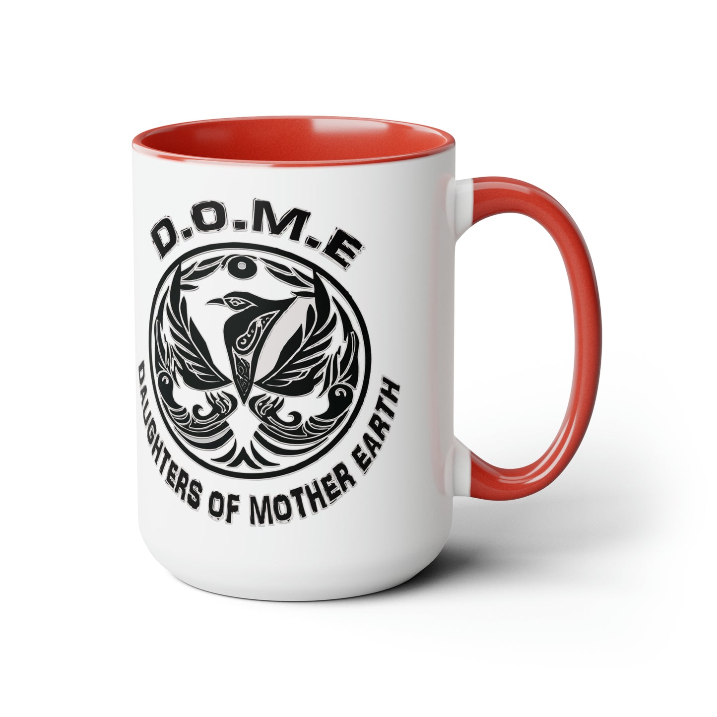 D.O.M.E Two-Tone Coffee Mugs, 15oz