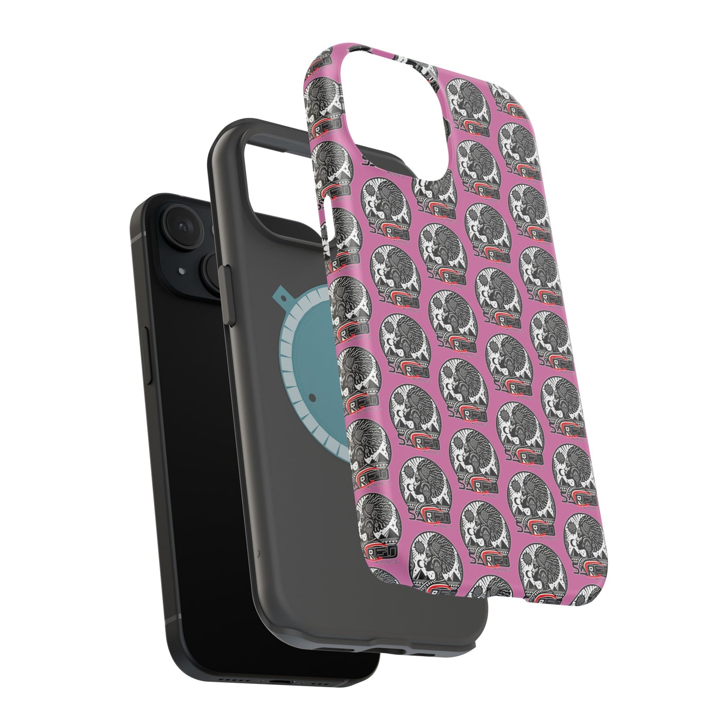 Sacred Tea Impact-Resistant Phone Cases (PINK)