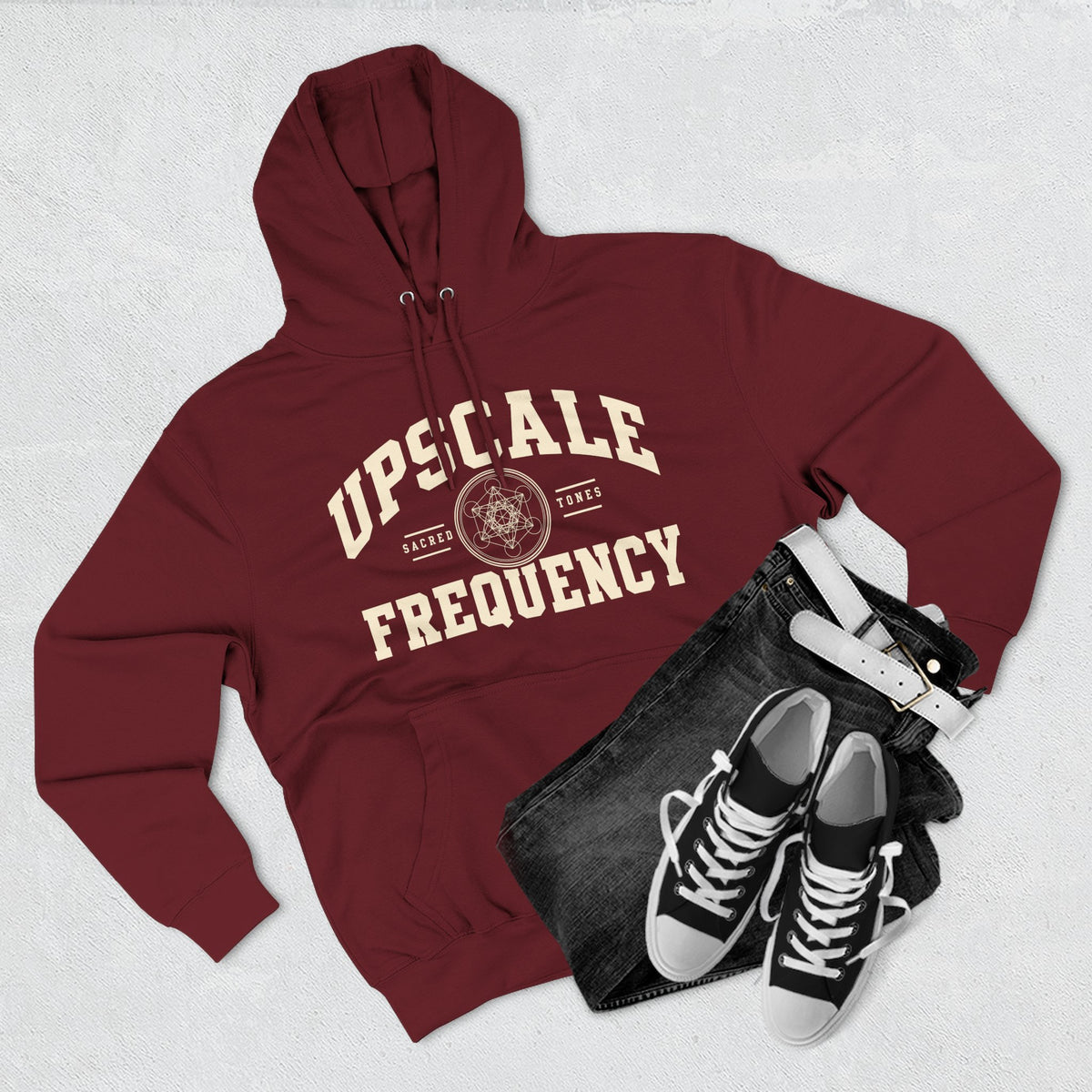 Upscale Frequency Graphic Fleece Hoodie