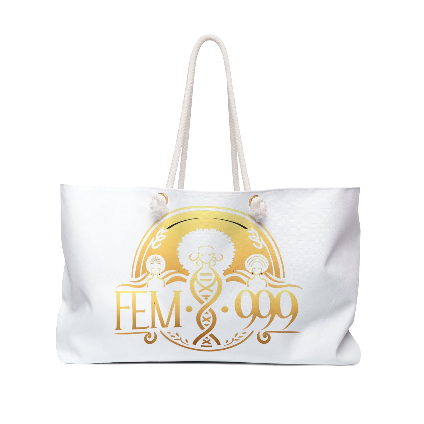 Femi-999 SEAL LOGO Oversized Tote Bag