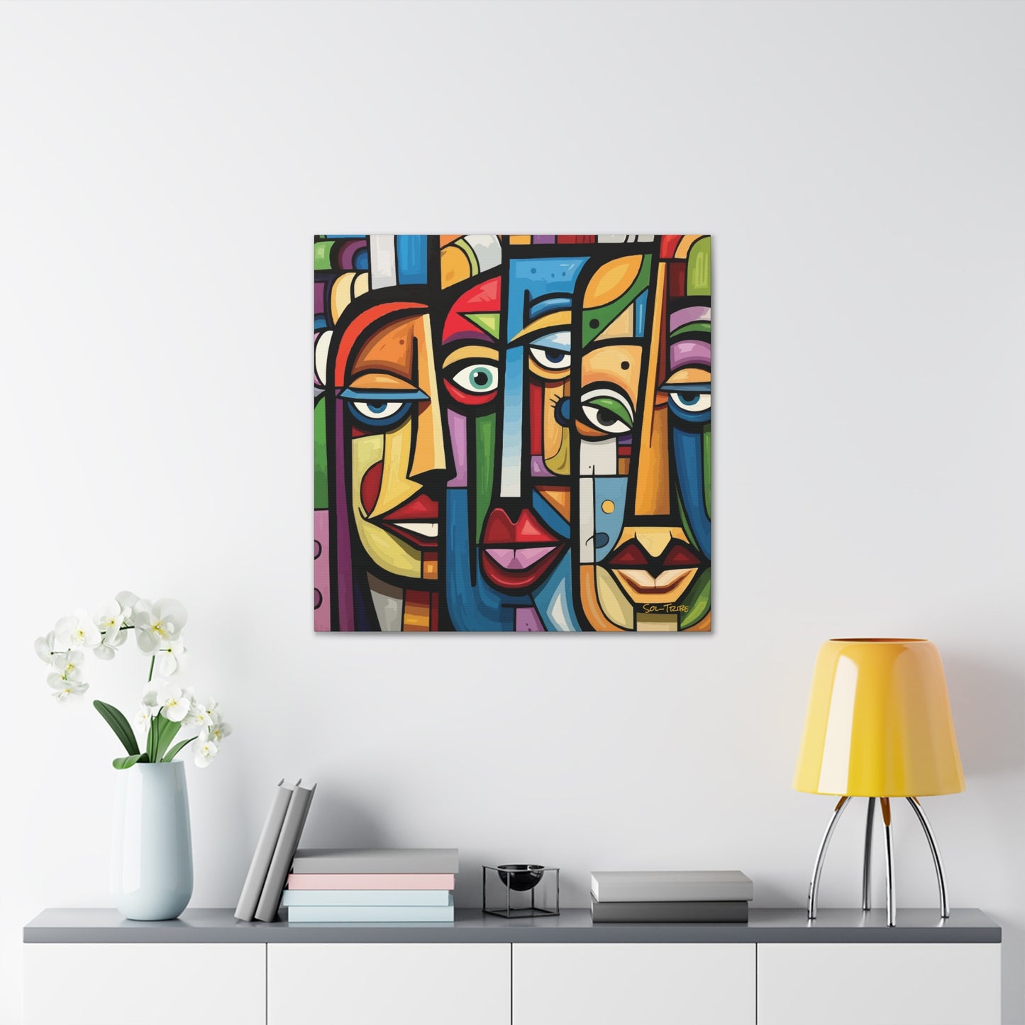 Abstract Tribal Canvas Art