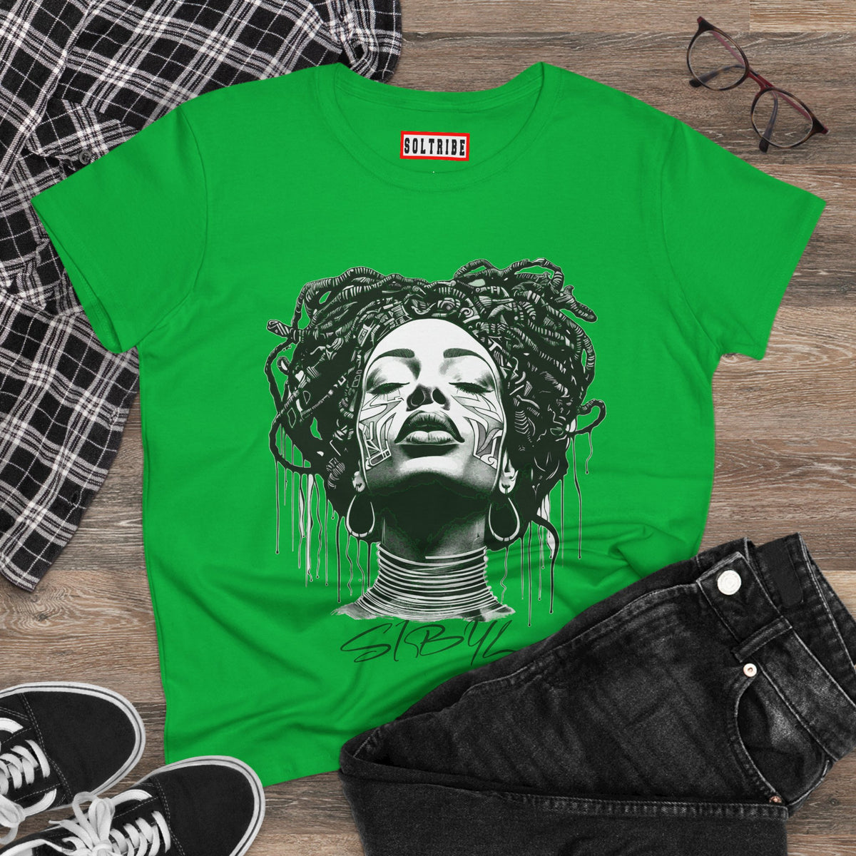Sibyls Women's Midweight Cotton Tee