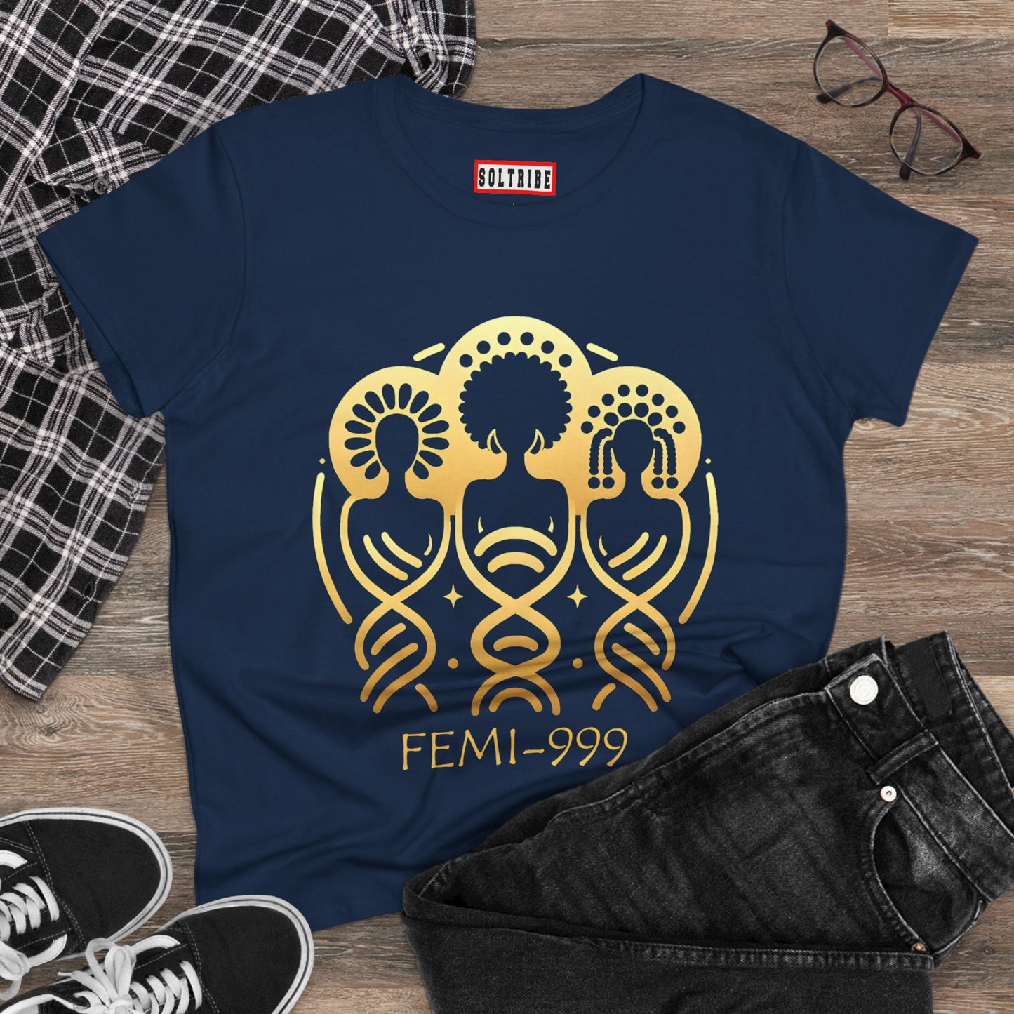 FEMI-999 Women's Midweight Cotton Tee