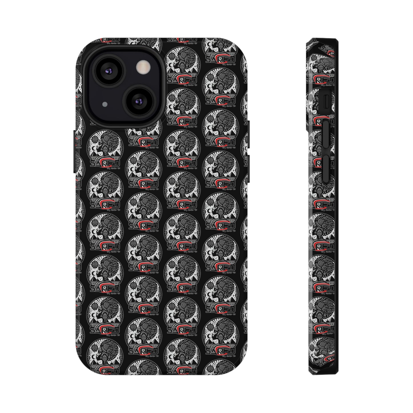 Sacred Tea Impact-Resistant Phone Cases (black)