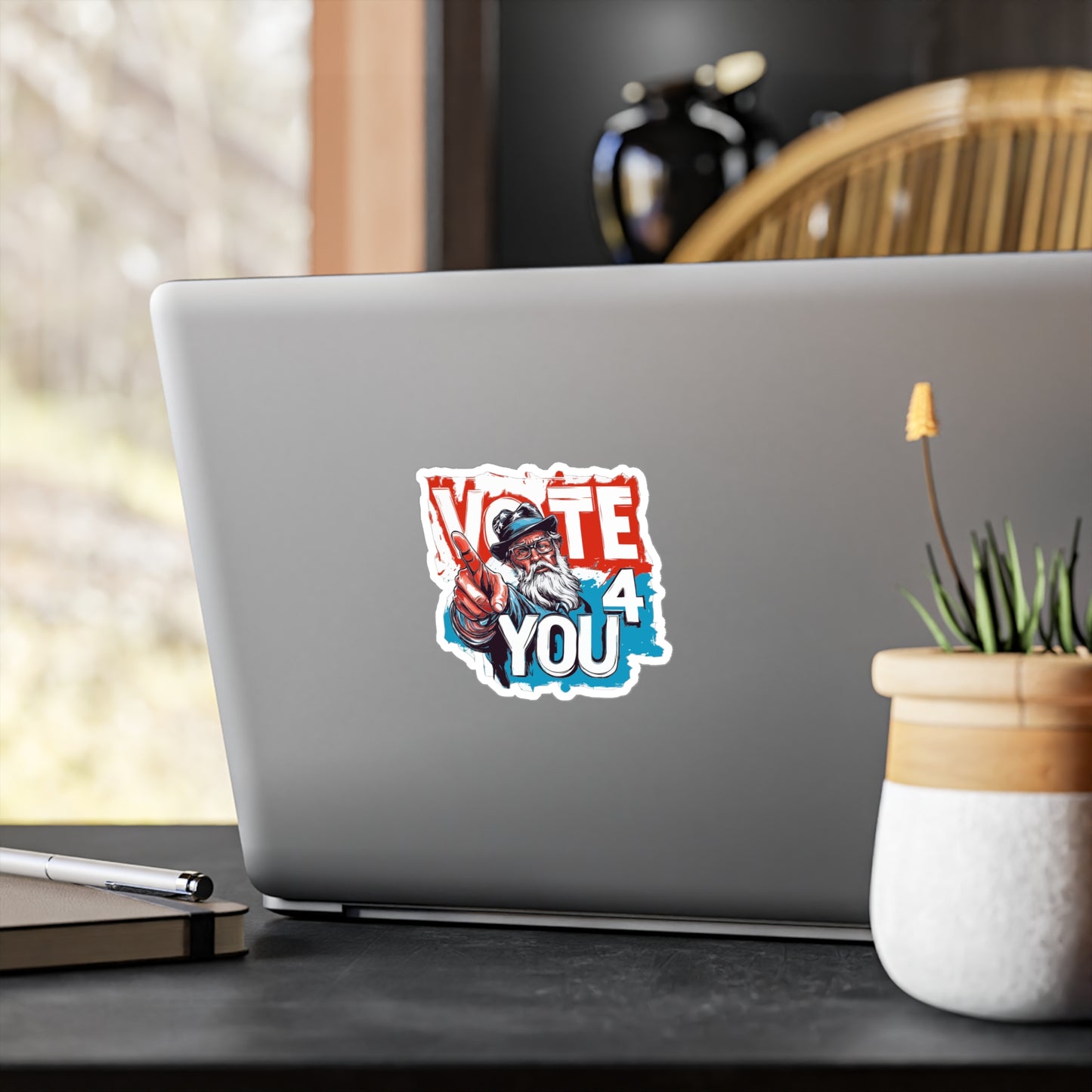 VOTE 4 YOU Kiss-Cut Vinyl Decals