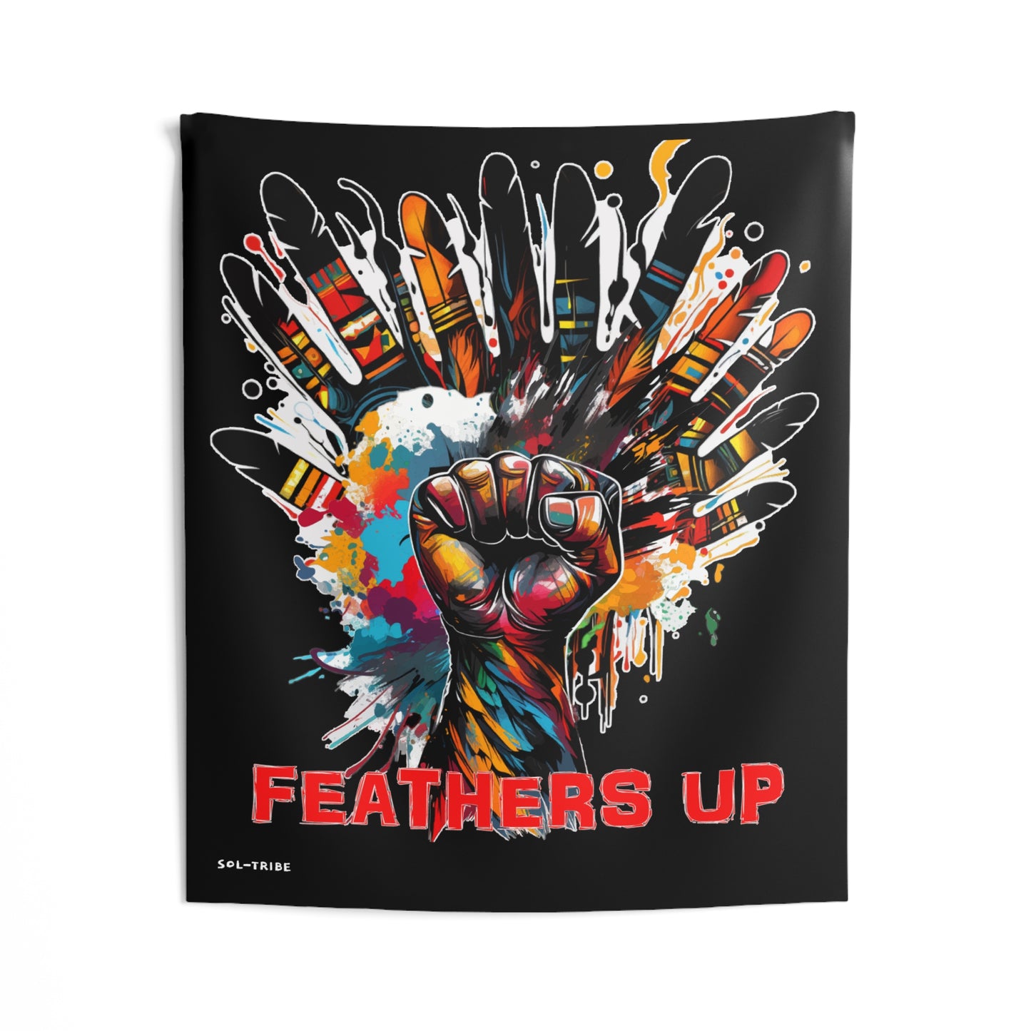 SOL-TRIBE FEATHERS UP Wall Tapestries