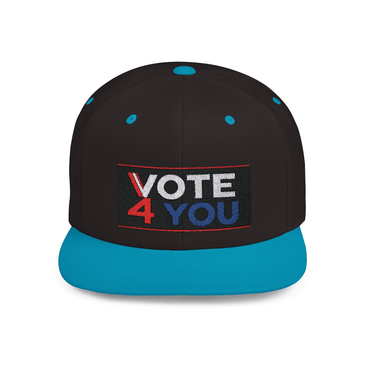 VOTE 4 YOU Flat Bill Snapback