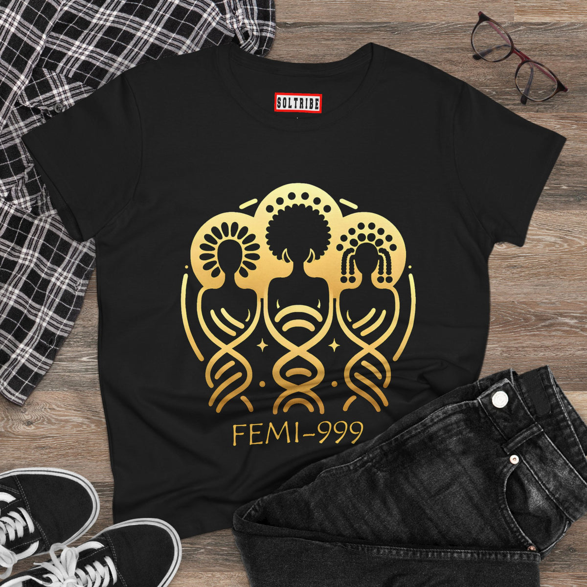FEMI-999 Women's Midweight Cotton Tee