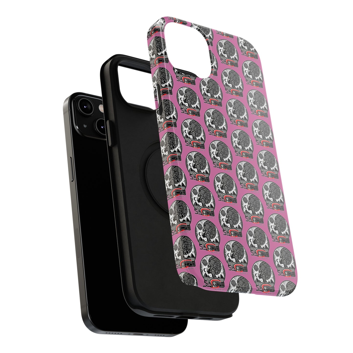 Sacred Tea Impact-Resistant Phone Cases (PINK)