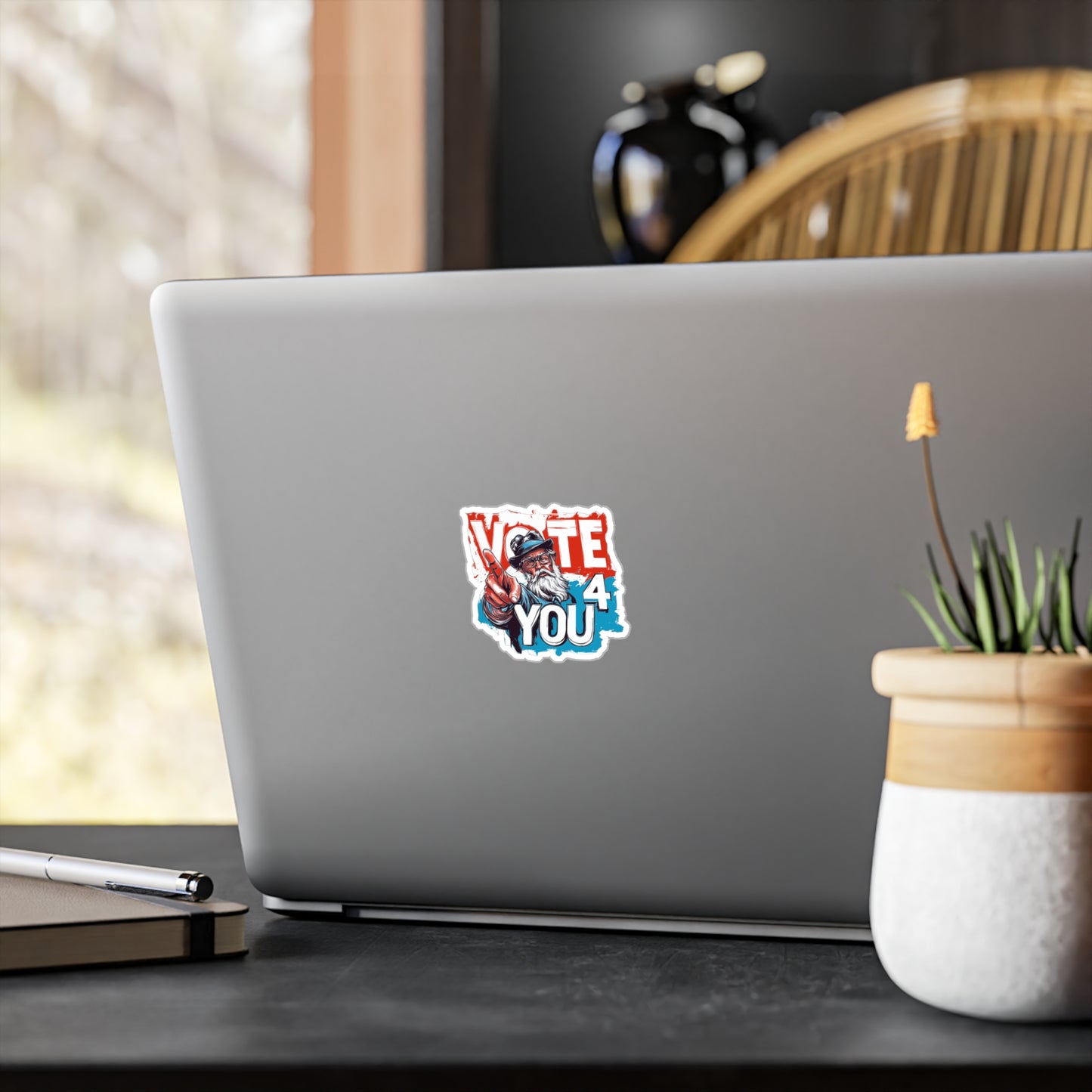 VOTE 4 YOU Kiss-Cut Vinyl Decals