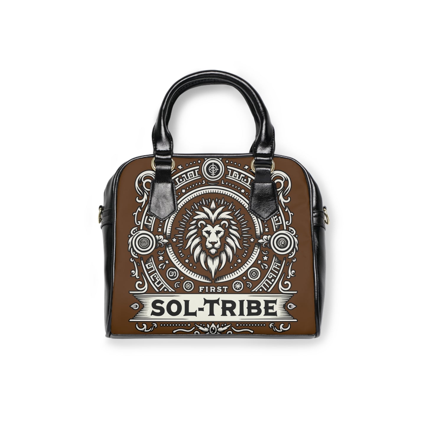 Sol-Tribe Shoulder Handbag (BRN)