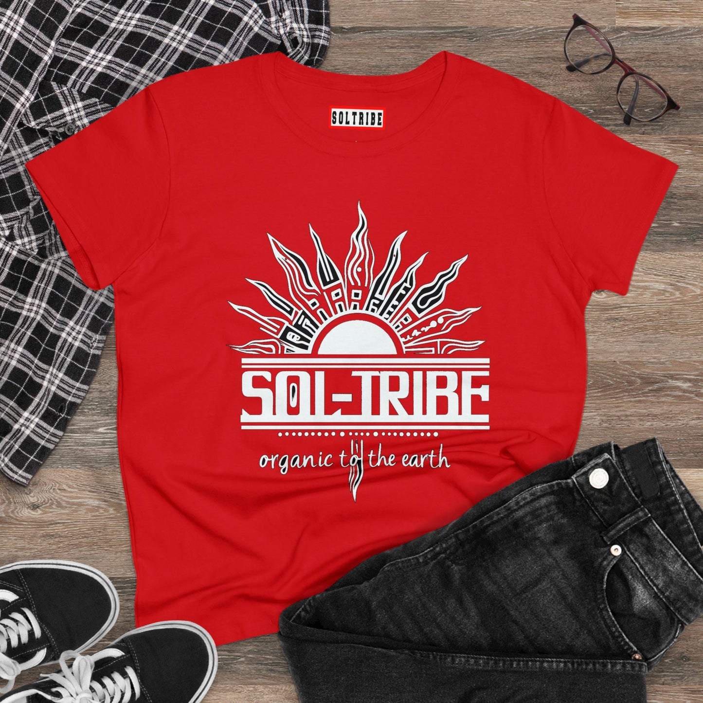 Women's Tee - MahMah Tea's Sol-Tribe Logo