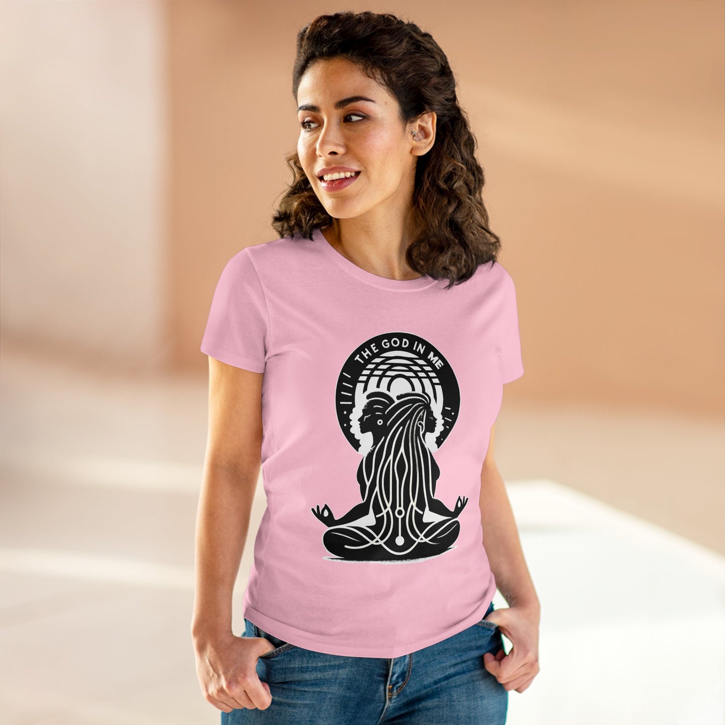 The God In Me Yoga Love  T-Shirt