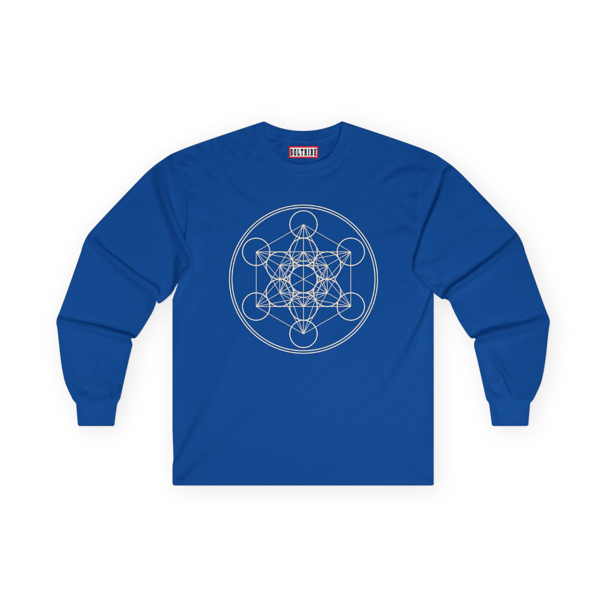 Sacred Geometry Metatron’s Cube Long Sleeve Tee