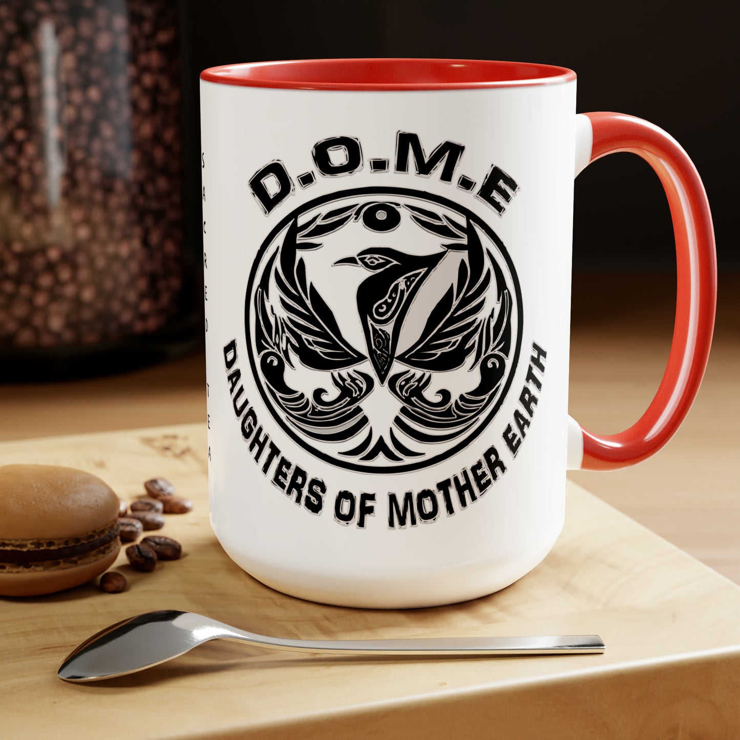 D.O.M.E Two-Tone Coffee Mugs, 15oz