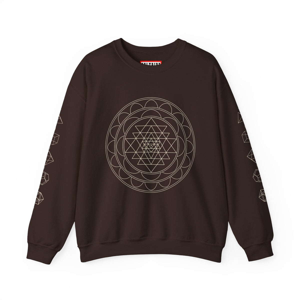 Sacred Geometry Sri Yantra Crewneck Sweatshirt