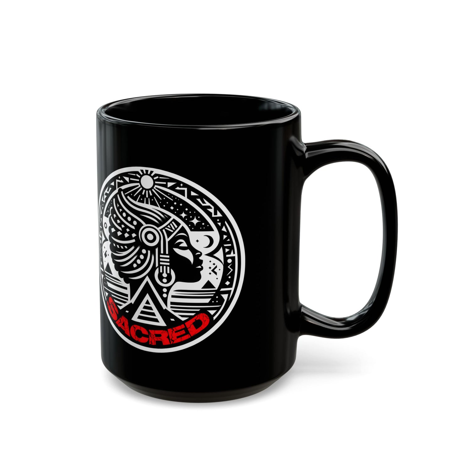 SACRED Black Mug (15oz)