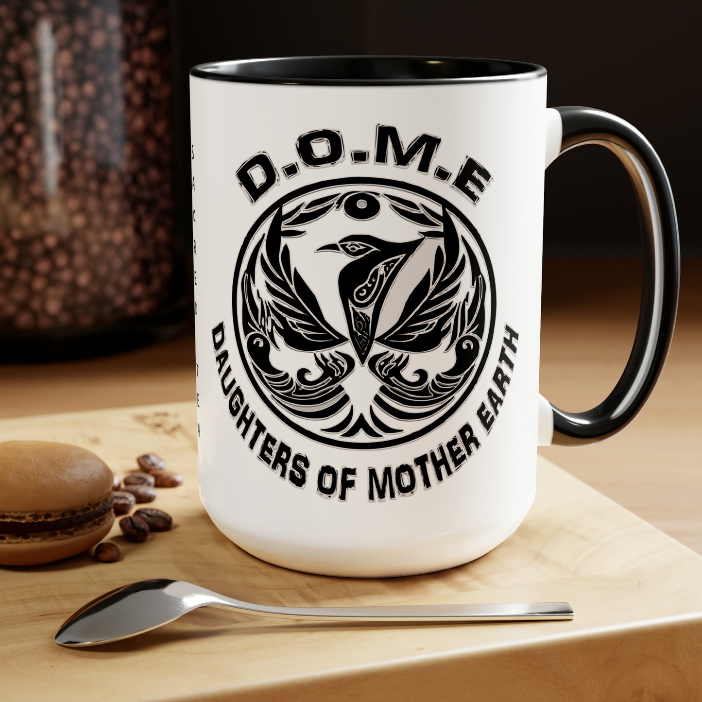 D.O.M.E Two-Tone Coffee Mugs, 15oz