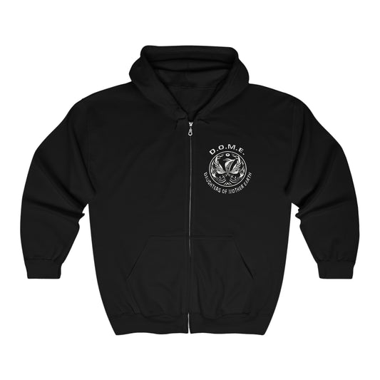 D.O.M.E. / Daughters Of Mother Earth  Full Zip Hooded Sweatshirt