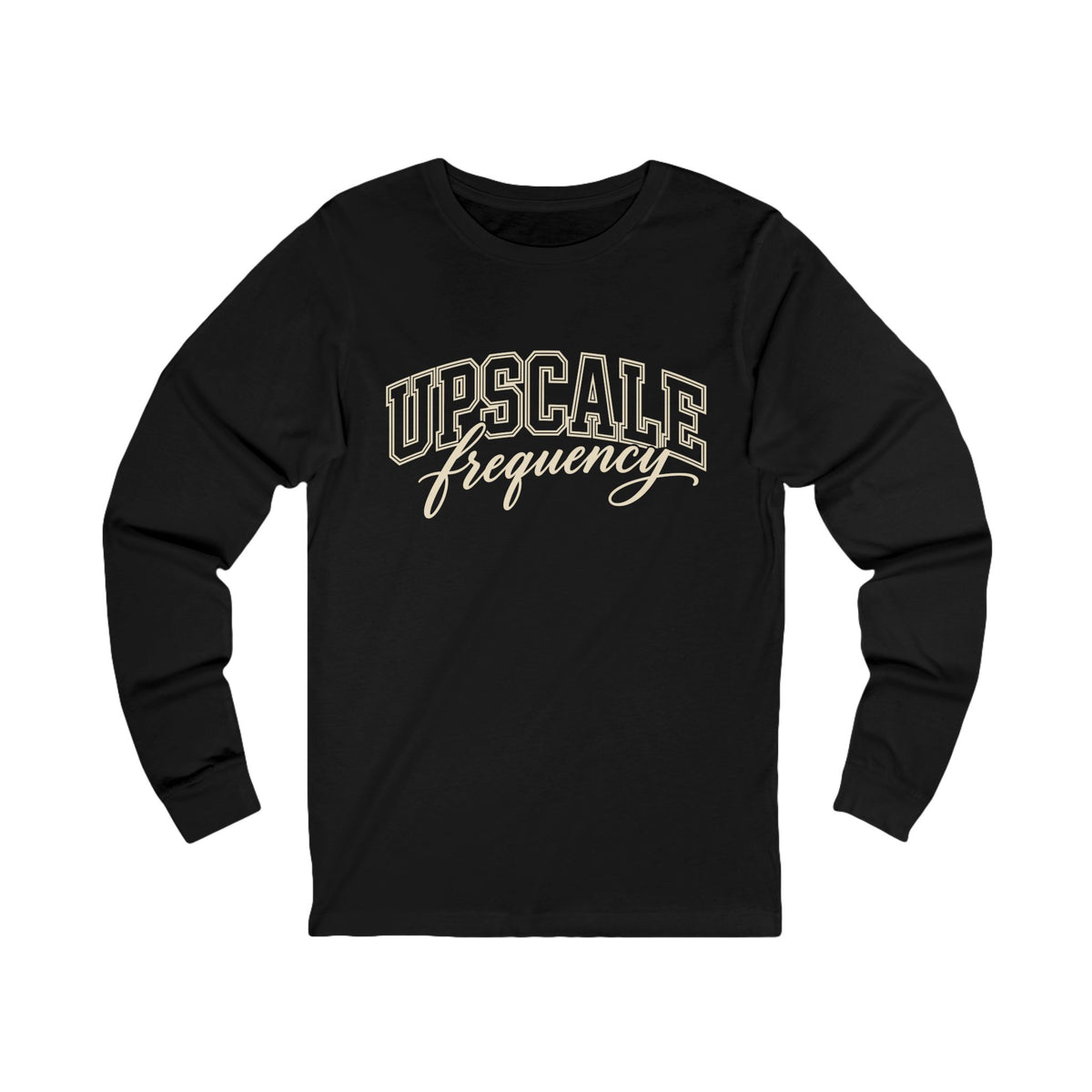 Upscale Frequency Graphic Long Sleeve Tee