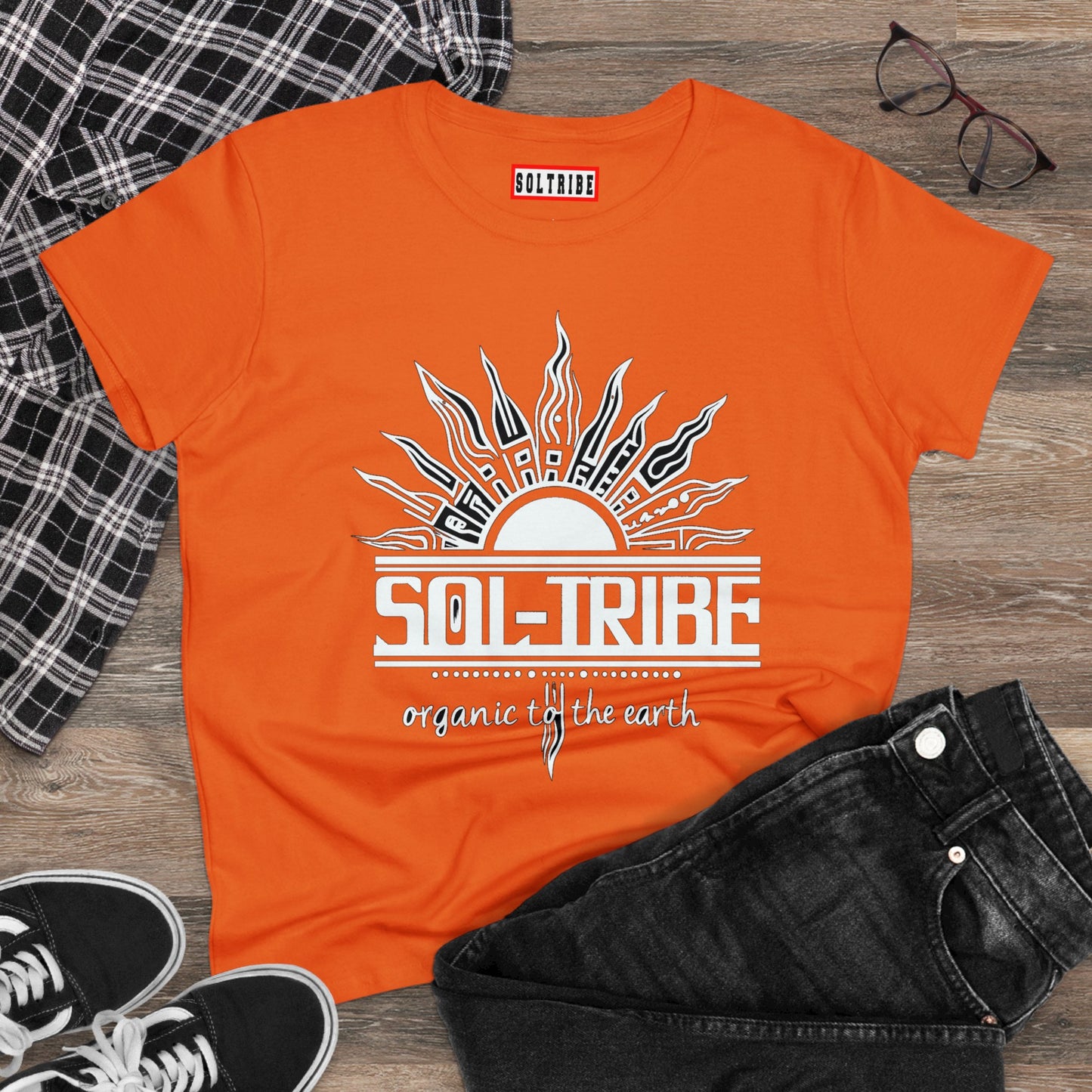 Women's Tee - MahMah Tea's Sol-Tribe Logo