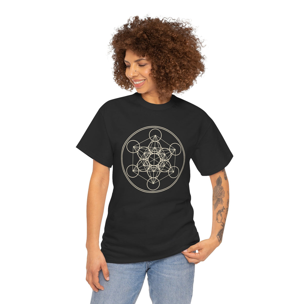 Sacred Geometry Metatron’s Cube T-Shirt