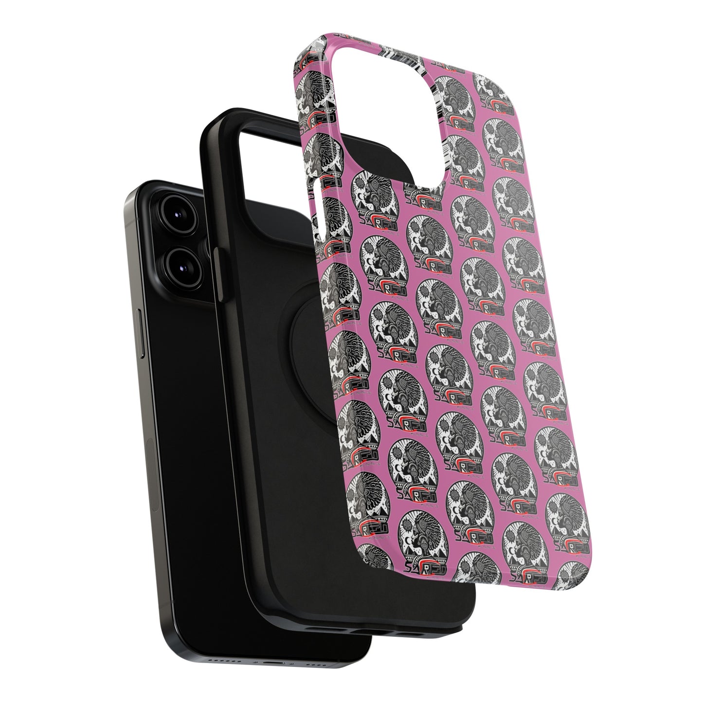 Sacred Tea Impact-Resistant Phone Cases (PINK)