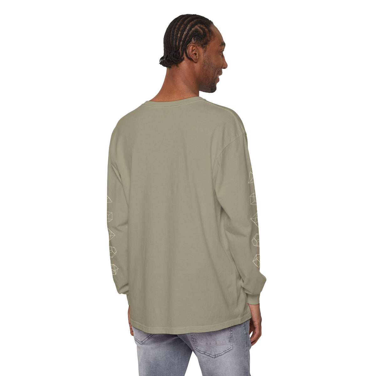 Unisex Sacred Geometry Flower of Life Long Sleeve T-Shirt