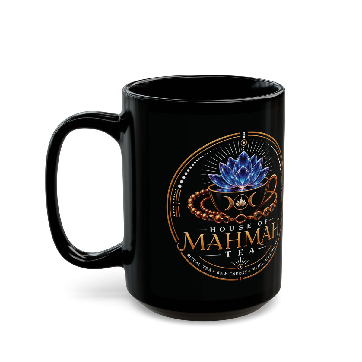 Sacred Tea House of MahMah Tea Black Mug
