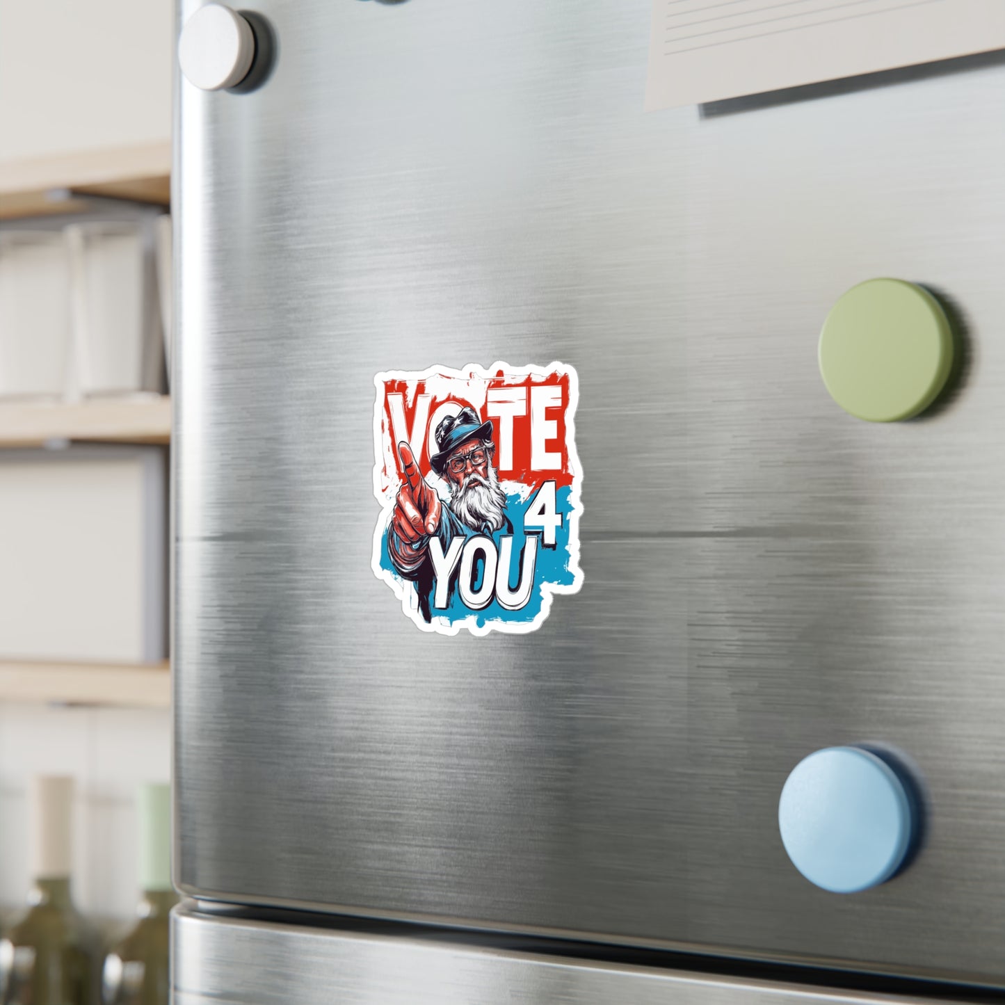 VOTE 4 YOU Kiss-Cut Vinyl Decals