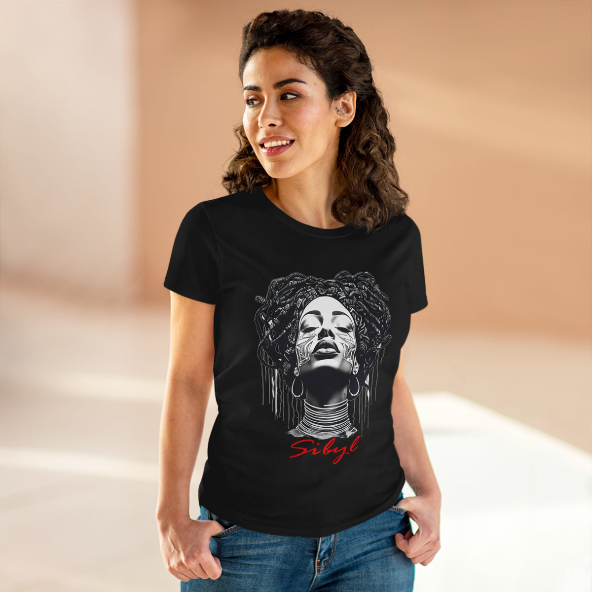 Sibyls Women's Midweight Cotton Tee