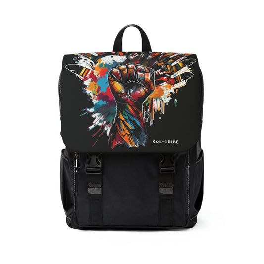 SOL-TRIBE FEATHERS UP Casual Shoulder Backpack