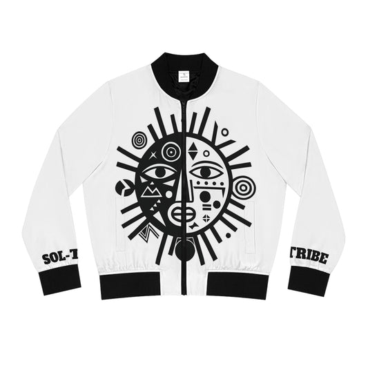 Women SOL-TRIBE LOGO Bomber Jacket (W/B)