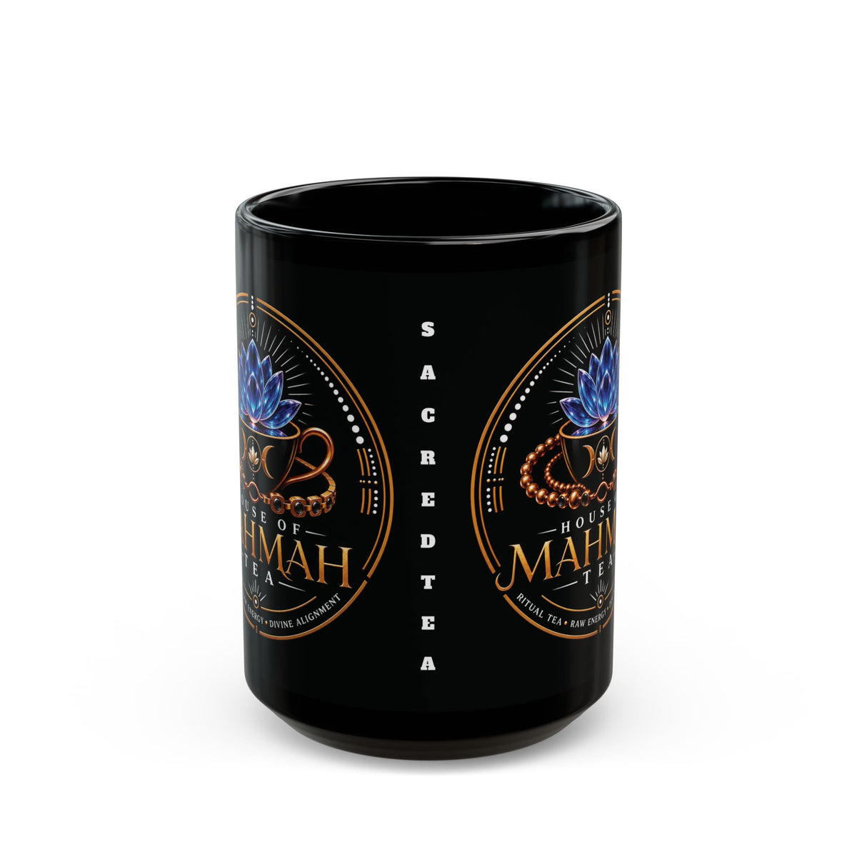 Sacred Tea House of MahMah Tea Black Mug