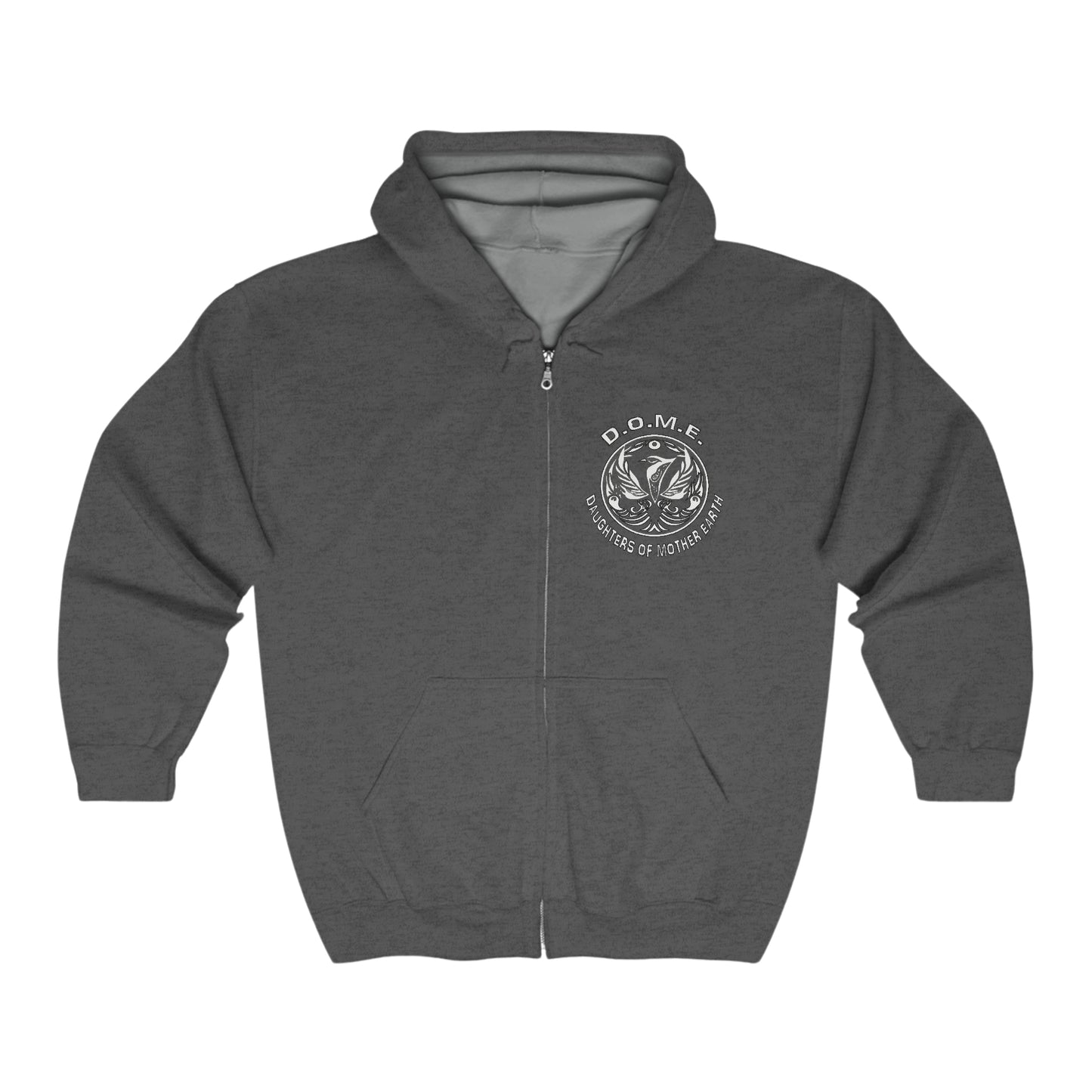 D.O.M.E. / Daughters Of Mother Earth  Full Zip Hooded Sweatshirt