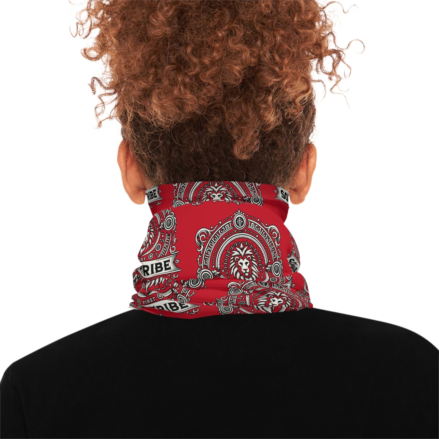 SOL TRIBE Midweight Neck Gaiter/ Head Wrap (red)