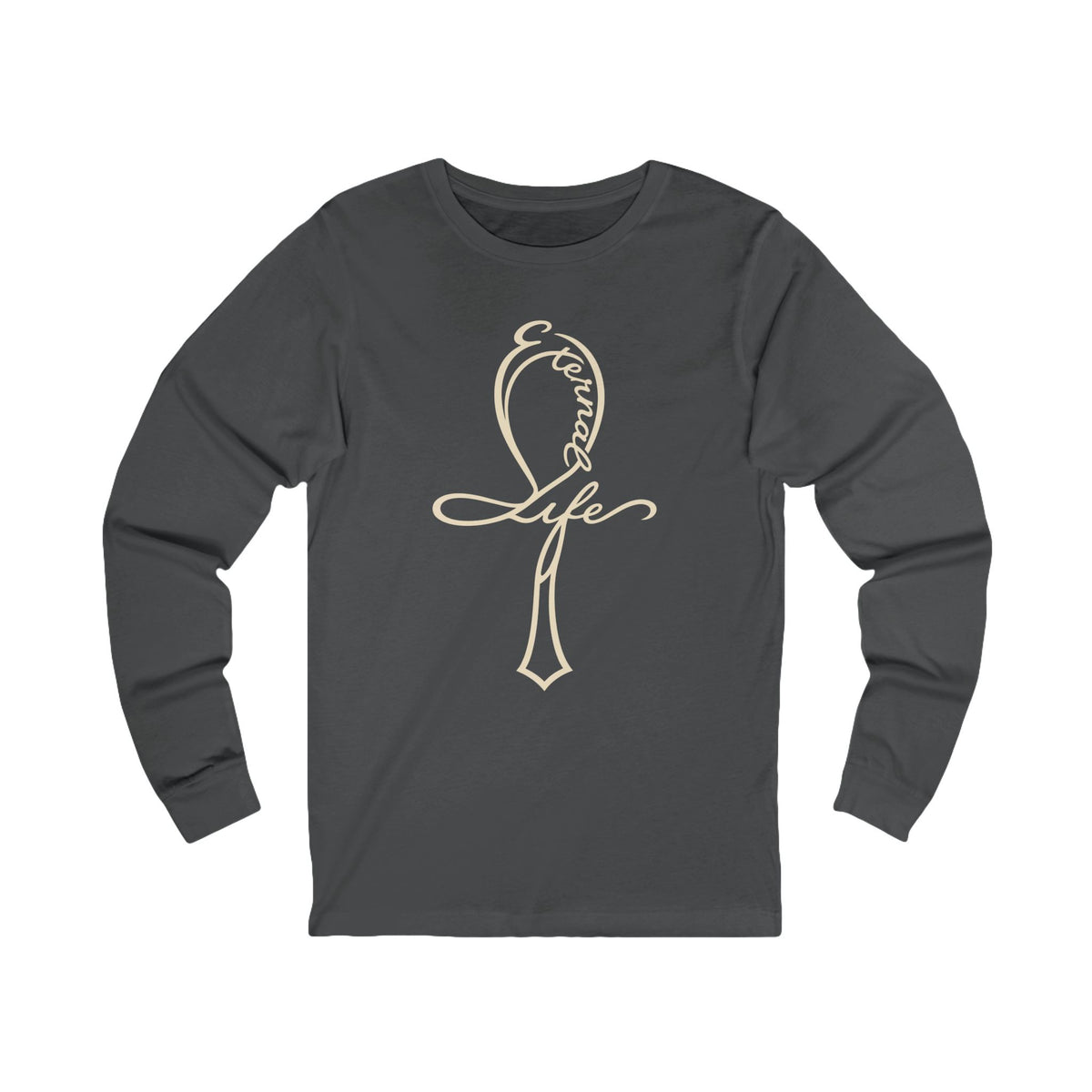 Eternal Life Ankh Sacred Symbols Long Sleeve Tee