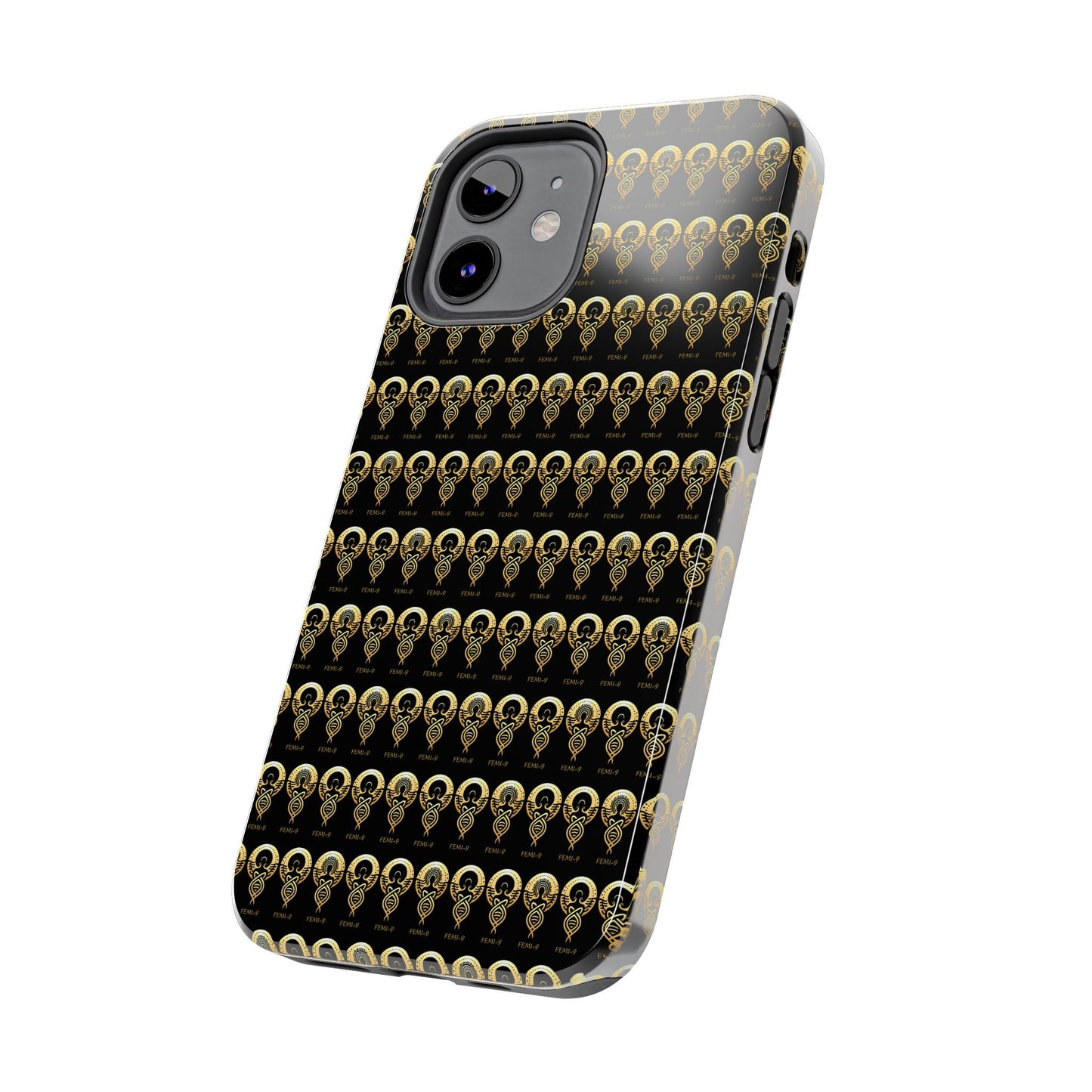 Phone Cases - Divine Femi-999 Design for a Touch of Class (black/gold)